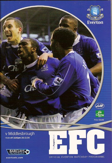 Everton FC v Middlesbrough FC